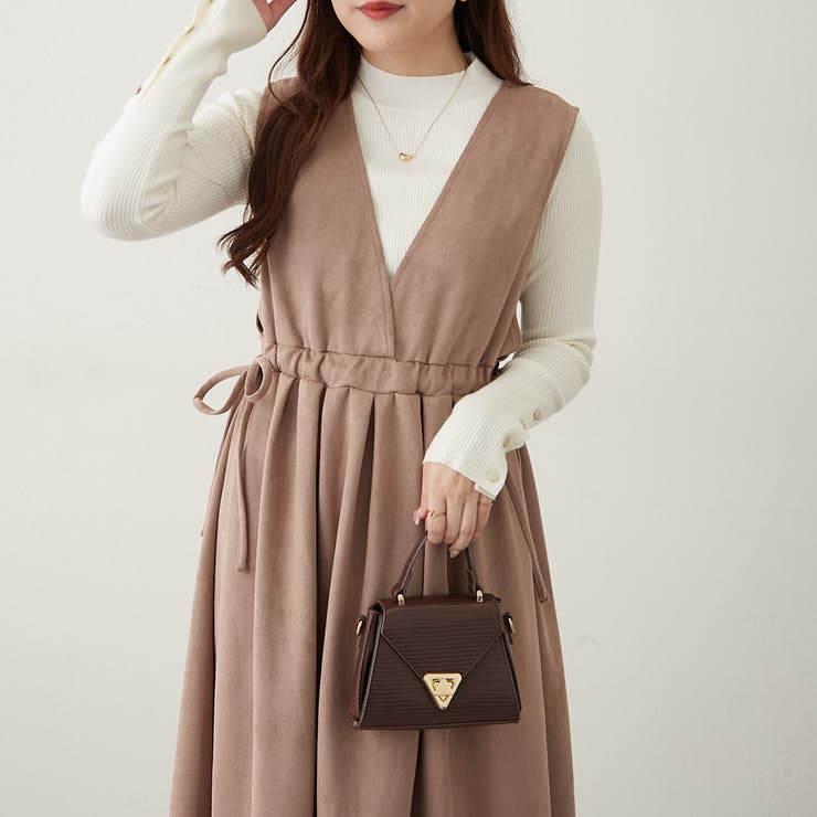 ギャザー切替ワンピース[品番：OLOW0016450]｜RMAF NICE CLAUP