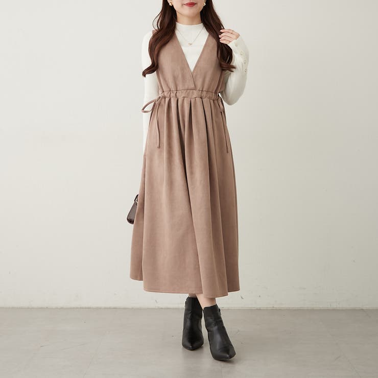 ギャザー切替ワンピース[品番：OLOW0016450]｜RMAF NICE CLAUP