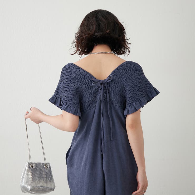 ピーチシャーリングサロペット[品番：OLOW0016578]｜RMAF NICE