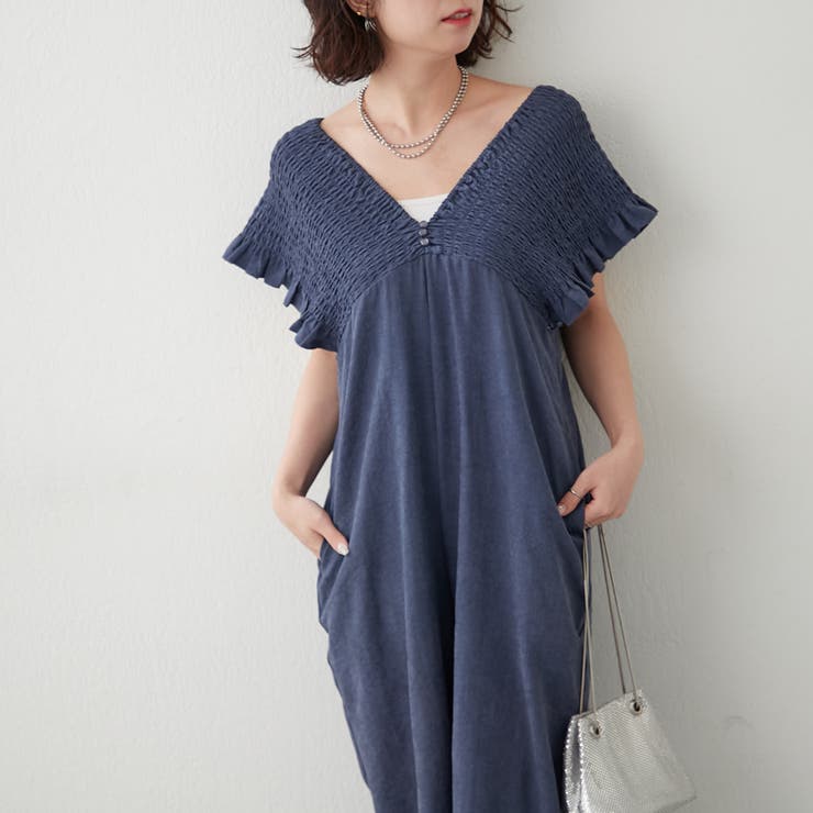 ピーチシャーリングサロペット[品番：OLOW0016578]｜RMAF NICE