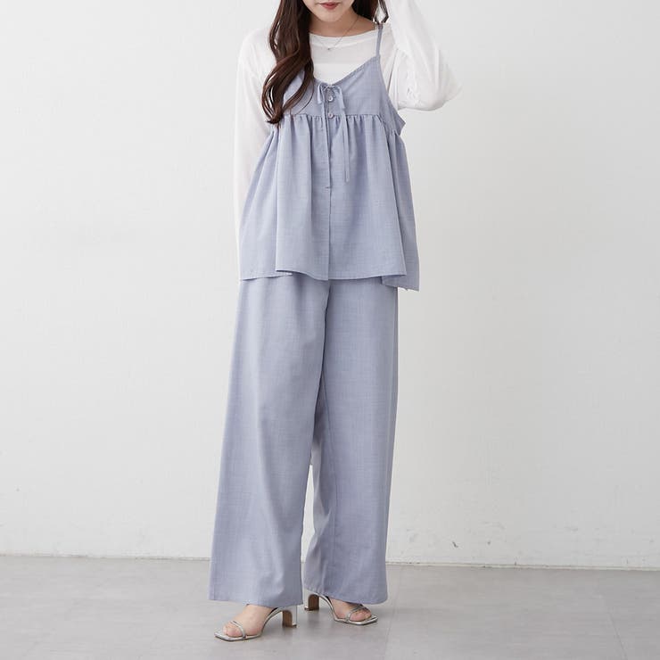 【セットアップ】キャミブラウス+パンツ | RMAF　NICE CLAUP / OLIVE des OLIVE | 詳細画像6 