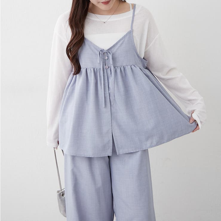 【セットアップ】キャミブラウス+パンツ | RMAF　NICE CLAUP / OLIVE des OLIVE | 詳細画像3 