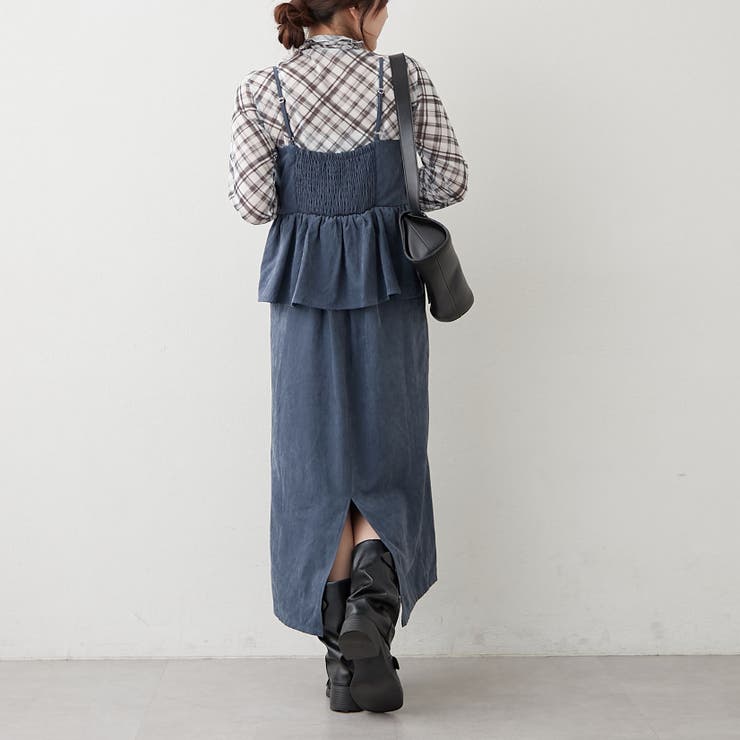 【2枚セット】ペプラムキャミワンピ&シアーロンT | RMAF　NICE CLAUP / OLIVE des OLIVE | 詳細画像19 