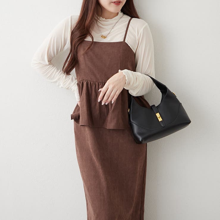 【2枚セット】ペプラムキャミワンピ&シアーロンT | RMAF　NICE CLAUP / OLIVE des OLIVE | 詳細画像22 