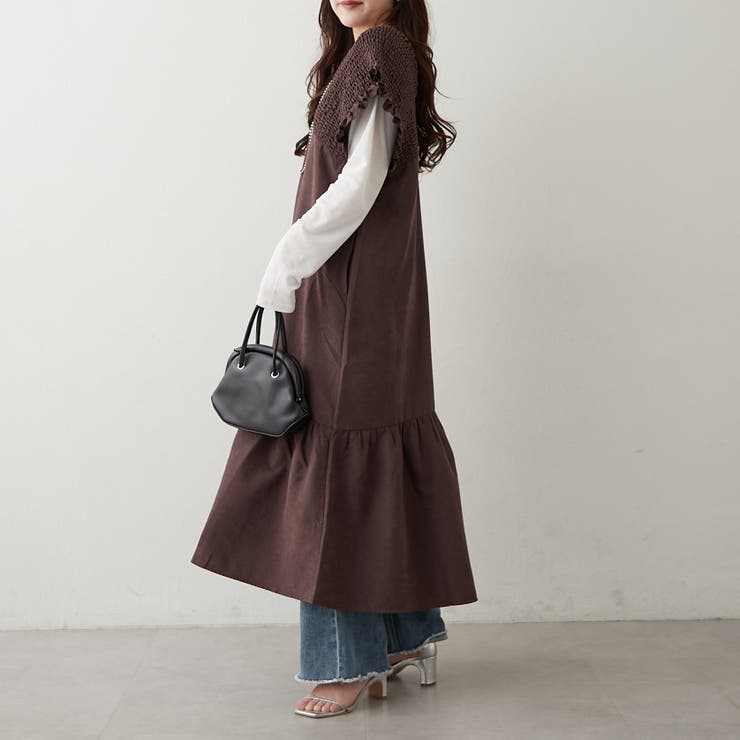 シャーリング裾切替ワンピース | RMAF　NICE CLAUP / OLIVE des OLIVE | 詳細画像16 