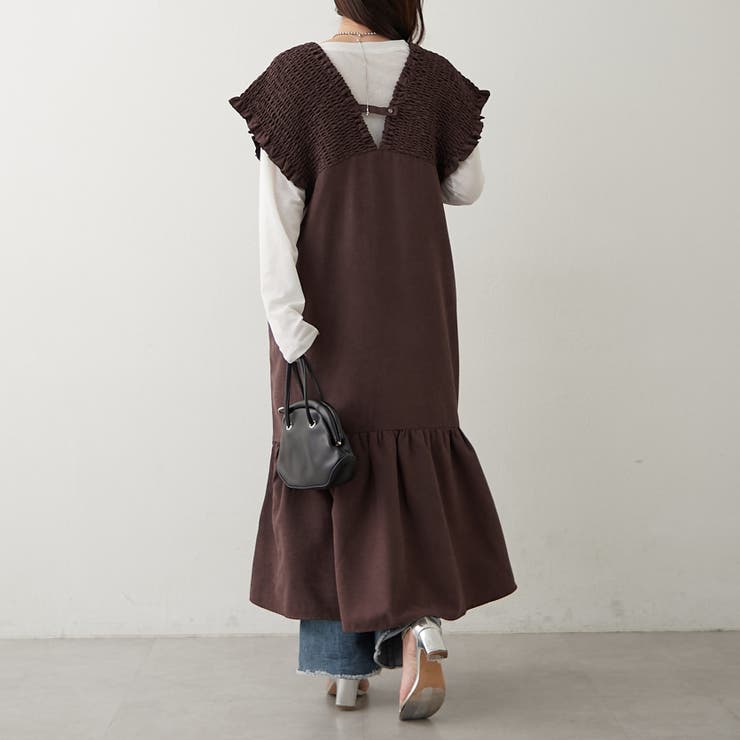 シャーリング裾切替ワンピース | RMAF　NICE CLAUP / OLIVE des OLIVE | 詳細画像17 