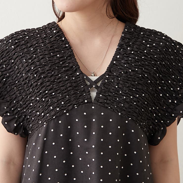 シャーリング裾切替ワンピース | RMAF　NICE CLAUP / OLIVE des OLIVE | 詳細画像31 