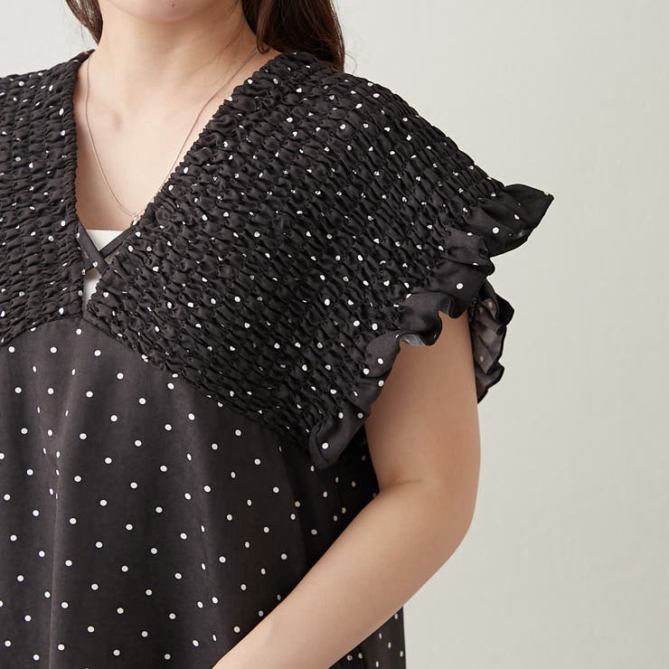 シャーリング裾切替ワンピース | RMAF　NICE CLAUP / OLIVE des OLIVE | 詳細画像32 