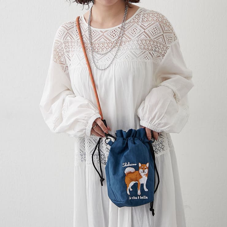 アニマル刺繍コードショルダーバッグ | RMAF NICE CLAUP / OLIVE des OLIVE | 詳細画像14