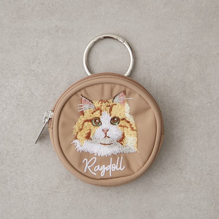 アニマル刺繍丸ポーチ[品番：OLOW0016820]｜RMAF NICE CLAUP