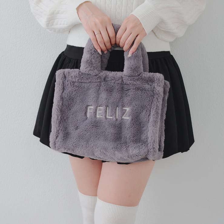 グレー | ロゴ刺繍ファートート | RMAF　NICE CLAUP / OLIVE des OLIVE