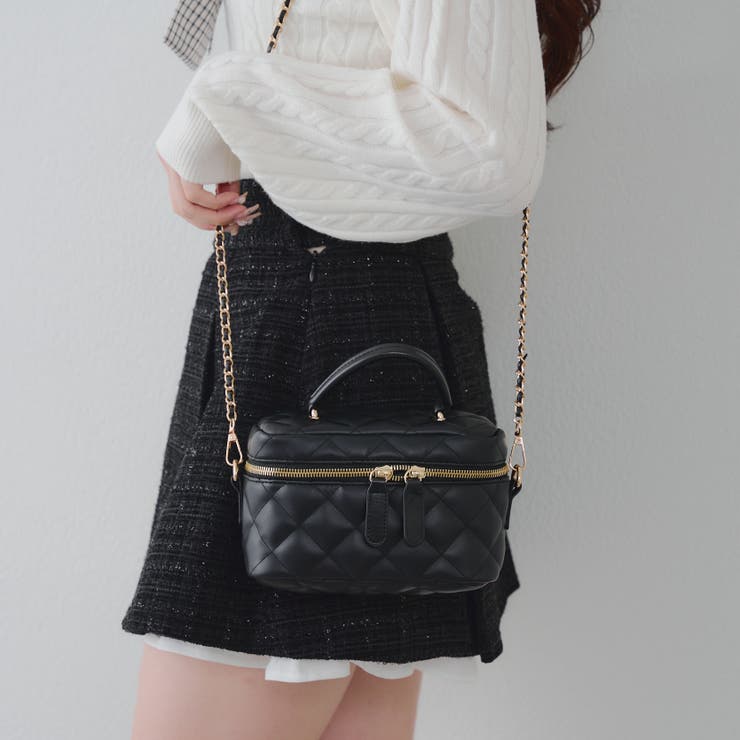 ブラック | ルーシュ2WAYバニティ | RMAF　NICE CLAUP / OLIVE des OLIVE