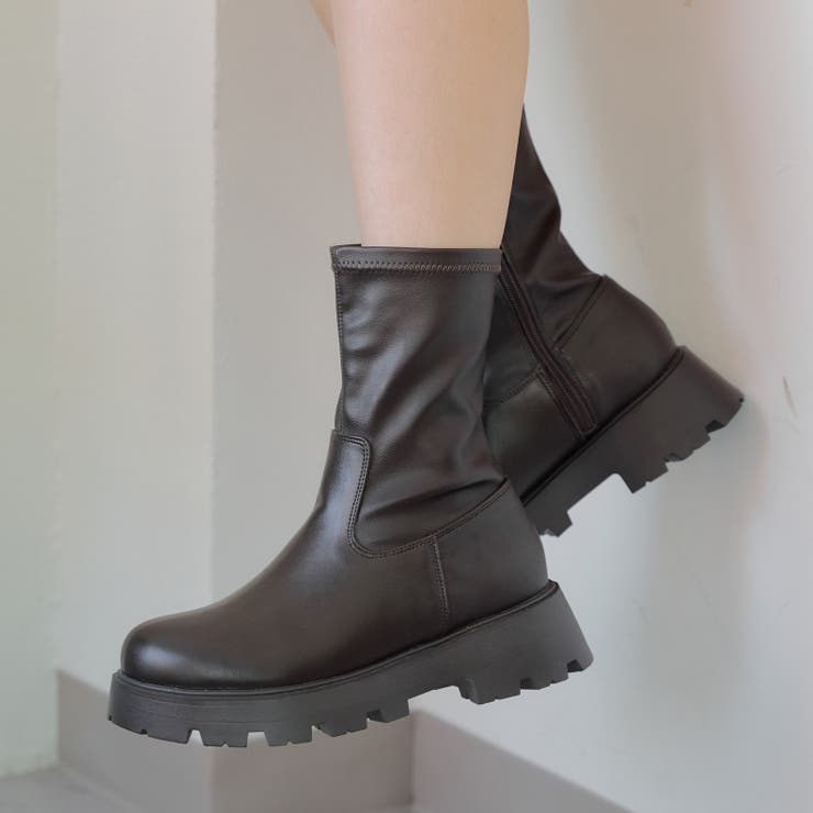 ダークブラウン | ストレッチブーツ | RMAF　NICE CLAUP / OLIVE des OLIVE