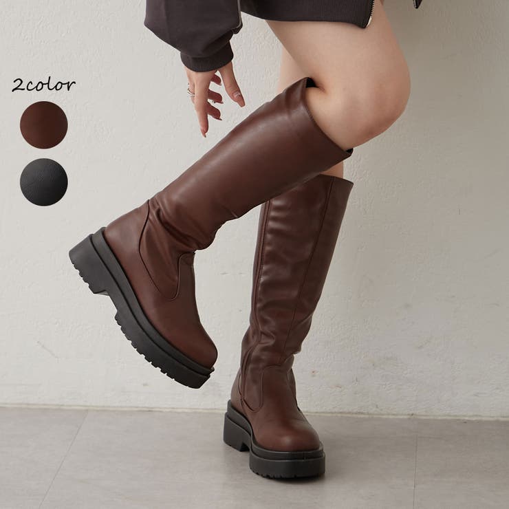 トラックソール ロングブーツ | RMAF　NICE CLAUP / OLIVE des OLIVE | 詳細画像1 