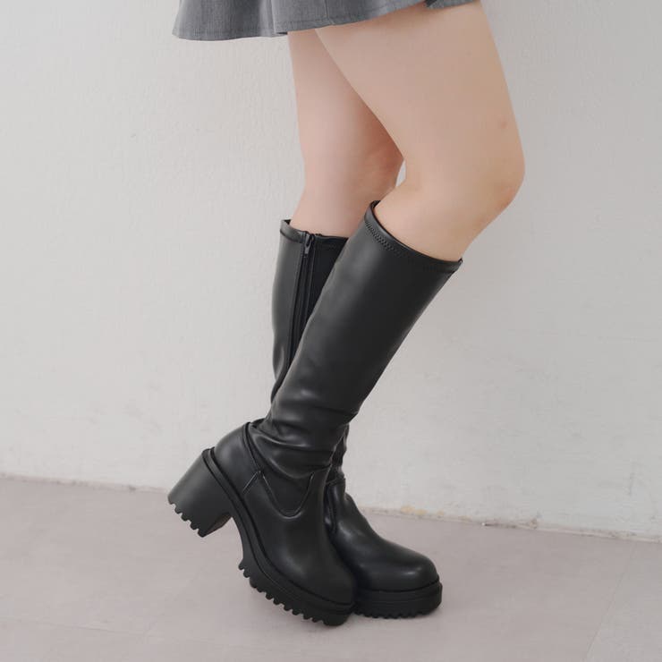 厚底ロングブーツ | RMAF　NICE CLAUP / OLIVE des OLIVE | 詳細画像2 