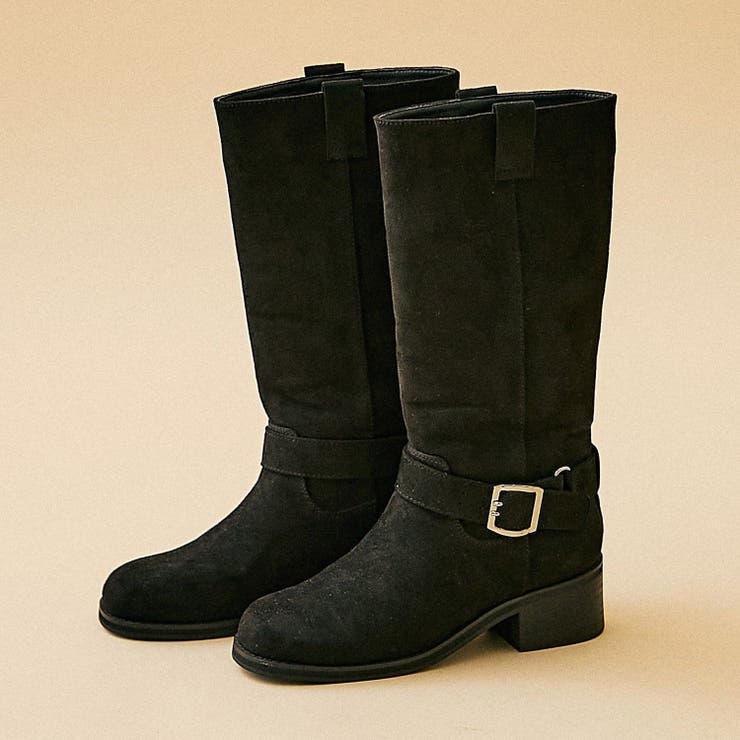 RalphLauren Collection ロングブーツ ブラック エンジニア エンジニアロングブーツ[品番：OLOW0016753]｜RMAF NICE CLAUP / OLIVE