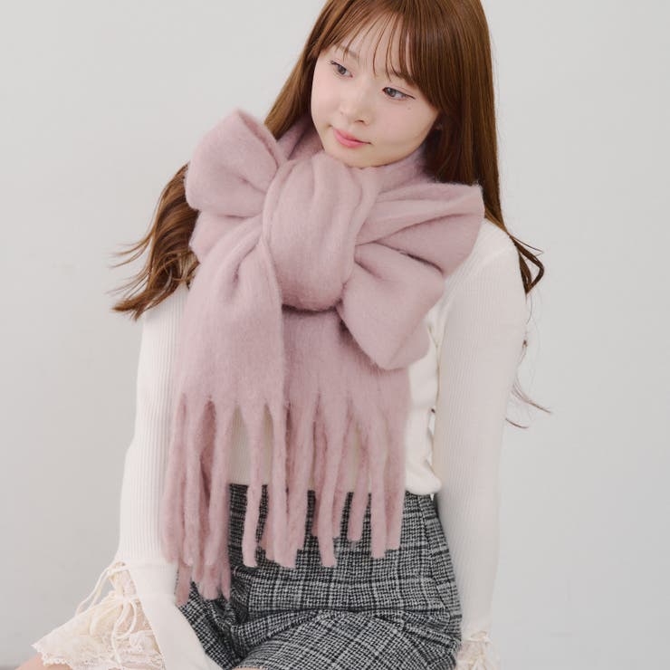 起毛フェイクウールマフラー[品番：OLOW0016781]｜RMAF NICE CLAUP