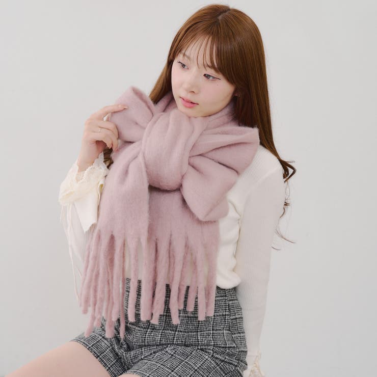 起毛フェイクウールマフラー[品番：OLOW0016781]｜RMAF NICE CLAUP