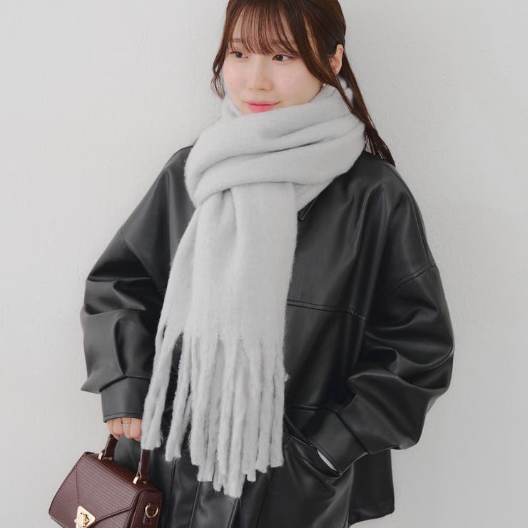 起毛フェイクウールマフラー[品番：OLOW0016781]｜RMAF NICE CLAUP