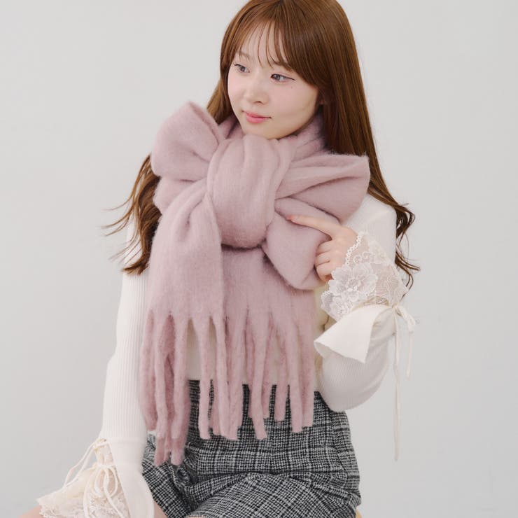 起毛フェイクウールマフラー[品番：OLOW0016781]｜RMAF NICE CLAUP
