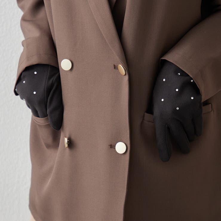 ストーン付きグローブ | RMAF　NICE CLAUP / OLIVE des OLIVE | 詳細画像4 