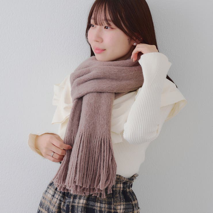 モカ | ミンクタッチもっちりストール | RMAF　NICE CLAUP / OLIVE des OLIVE