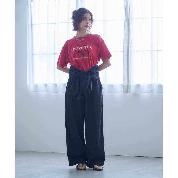 【nane】2サイズ展開、ボリュームスリーブオールインワン | RMAF　NICE CLAUP / OLIVE des OLIVE | 詳細画像23 