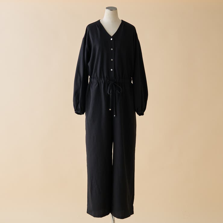 【nane】2サイズ展開、ボリュームスリーブオールインワン | RMAF　NICE CLAUP / OLIVE des OLIVE | 詳細画像27 