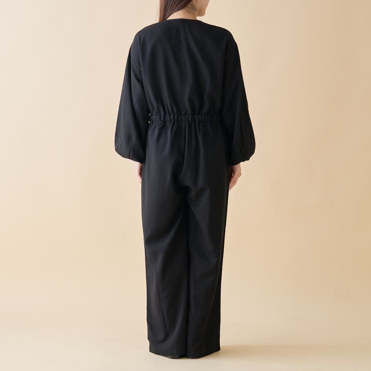 【nane】2サイズ展開、ボリュームスリーブオールインワン | RMAF　NICE CLAUP / OLIVE des OLIVE | 詳細画像30 