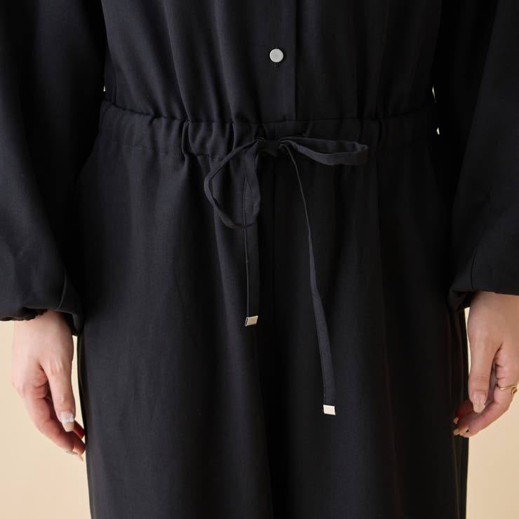 【nane】2サイズ展開、ボリュームスリーブオールインワン | RMAF　NICE CLAUP / OLIVE des OLIVE | 詳細画像34 