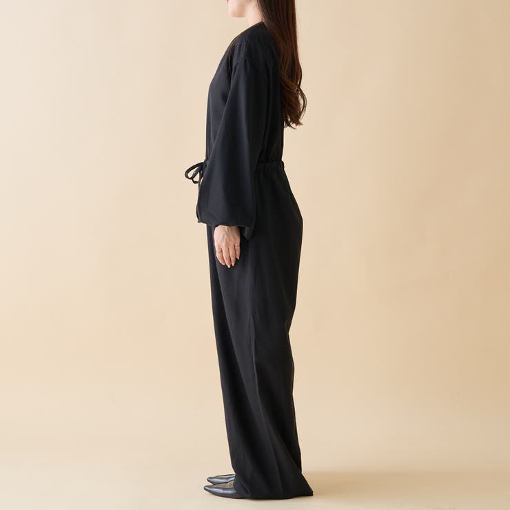 【nane】2サイズ展開、ボリュームスリーブオールインワン | RMAF　NICE CLAUP / OLIVE des OLIVE | 詳細画像37 