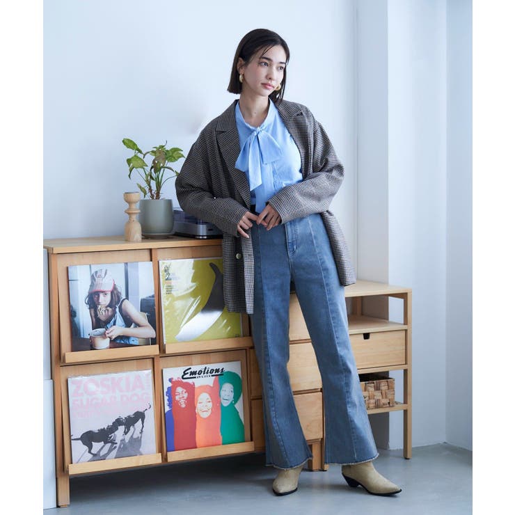 【nane】ボウタイブラウス | RMAF　NICE CLAUP / OLIVE des OLIVE | 詳細画像23 
