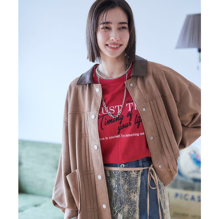 nane】スエードタックブルゾン[品番：OLOW0016461]｜RMAF NICE CLAUP