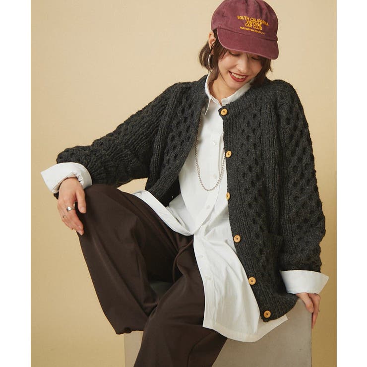 【nane】【@kana__18sセレクト】オーバーサイズロングシャツ | RMAF　NICE CLAUP / OLIVE des OLIVE | 詳細画像20 