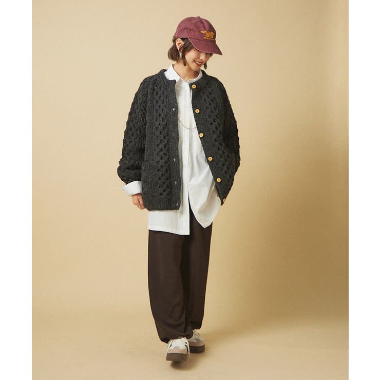 【nane】【@kana__18sセレクト】オーバーサイズロングシャツ | RMAF　NICE CLAUP / OLIVE des OLIVE | 詳細画像21 