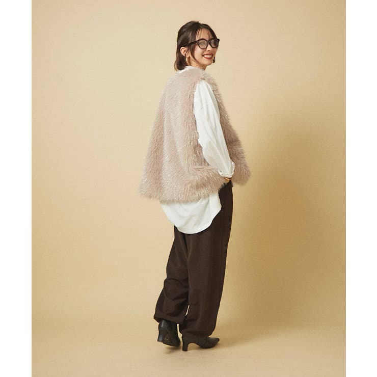 【nane】【@kana__18sセレクト】オーバーサイズロングシャツ | RMAF　NICE CLAUP / OLIVE des OLIVE | 詳細画像24 