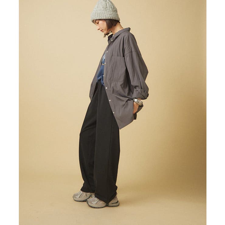 【nane】【@kana__18sセレクト】オーバーサイズロングシャツ | RMAF　NICE CLAUP / OLIVE des OLIVE | 詳細画像33 