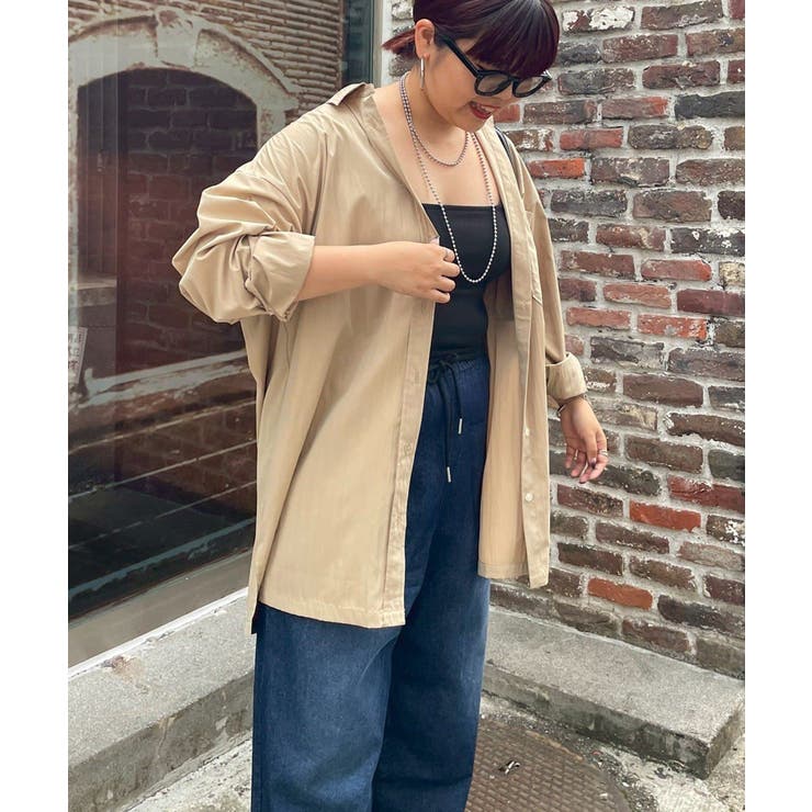 【nane】【@kana__18sセレクト】オーバーサイズロングシャツ | RMAF　NICE CLAUP / OLIVE des OLIVE | 詳細画像42 