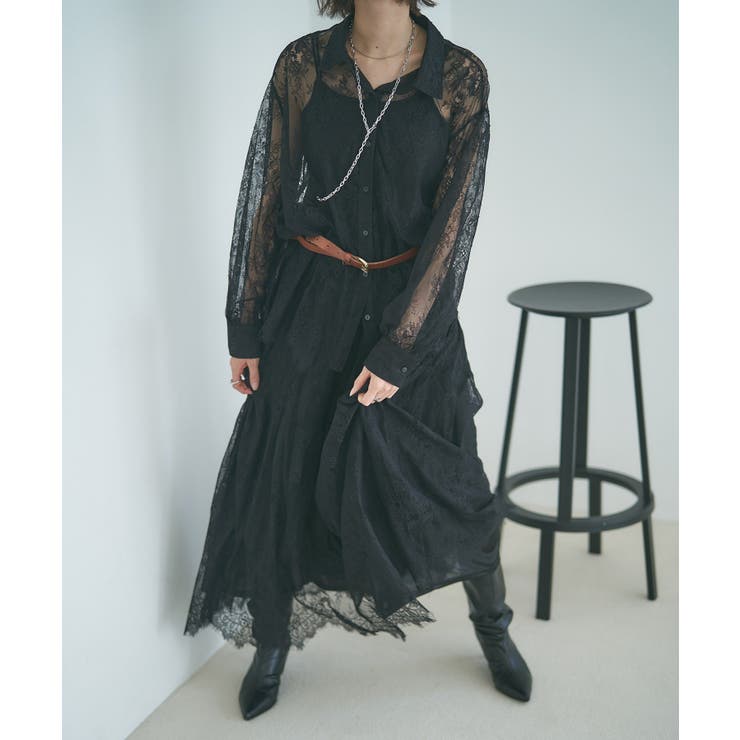 【セットアップ対応】ひげレースティアードスカート | RMAF　NICE CLAUP / OLIVE des OLIVE | 詳細画像11 