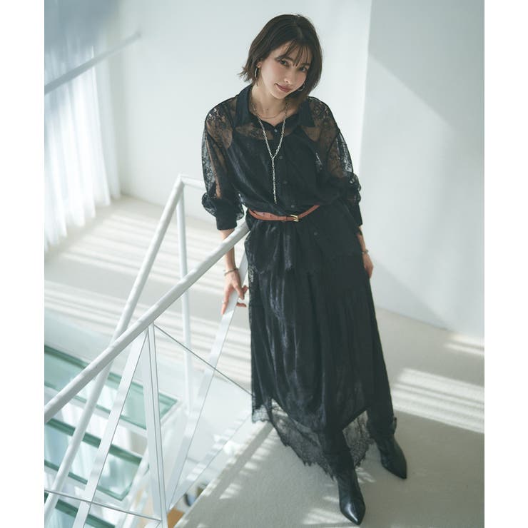 【セットアップ対応】ひげレースティアードスカート | RMAF　NICE CLAUP / OLIVE des OLIVE | 詳細画像19 