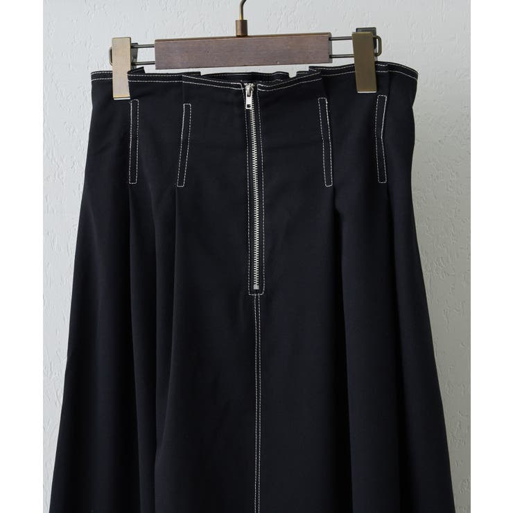 フロントジップフレアースカート | RMAF　NICE CLAUP / OLIVE des OLIVE | 詳細画像26 