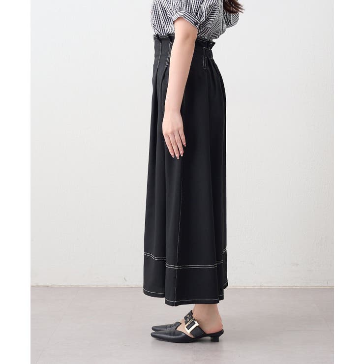 フロントジップフレアースカート | RMAF　NICE CLAUP / OLIVE des OLIVE | 詳細画像30 