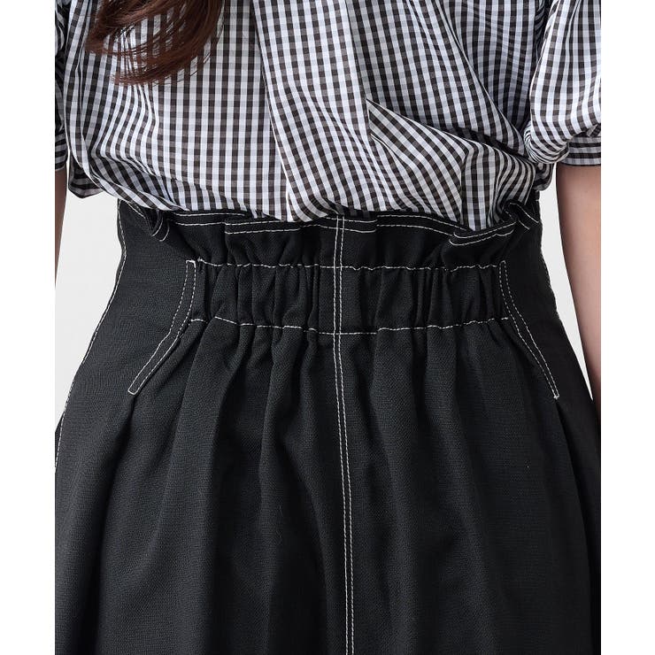 フロントジップフレアースカート | RMAF　NICE CLAUP / OLIVE des OLIVE | 詳細画像32 