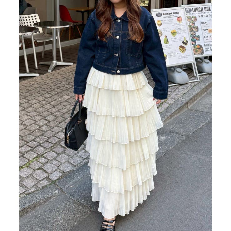 シフォンプリーツティアードスカート | RMAF　NICE CLAUP / OLIVE des OLIVE | 詳細画像11 