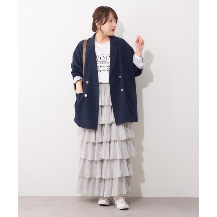 シフォンプリーツティアードスカート | RMAF　NICE CLAUP / OLIVE des OLIVE | 詳細画像15 