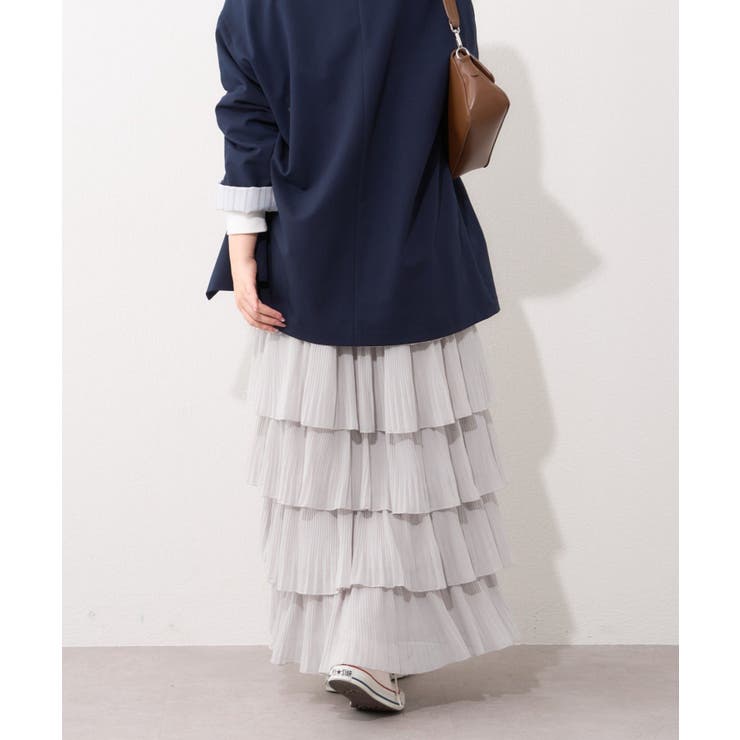 シフォンプリーツティアードスカート | RMAF　NICE CLAUP / OLIVE des OLIVE | 詳細画像17 