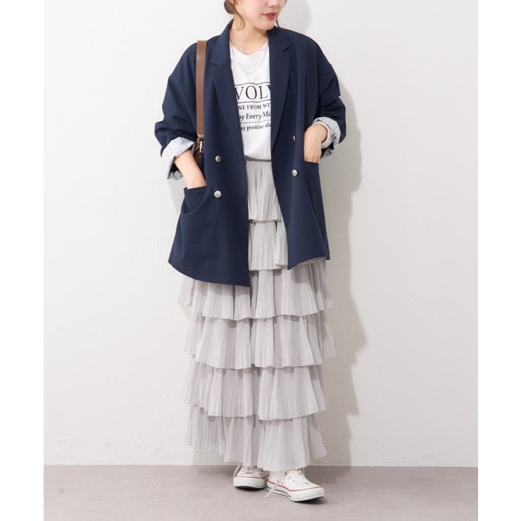 シフォンプリーツティアードスカート | RMAF　NICE CLAUP / OLIVE des OLIVE | 詳細画像21 