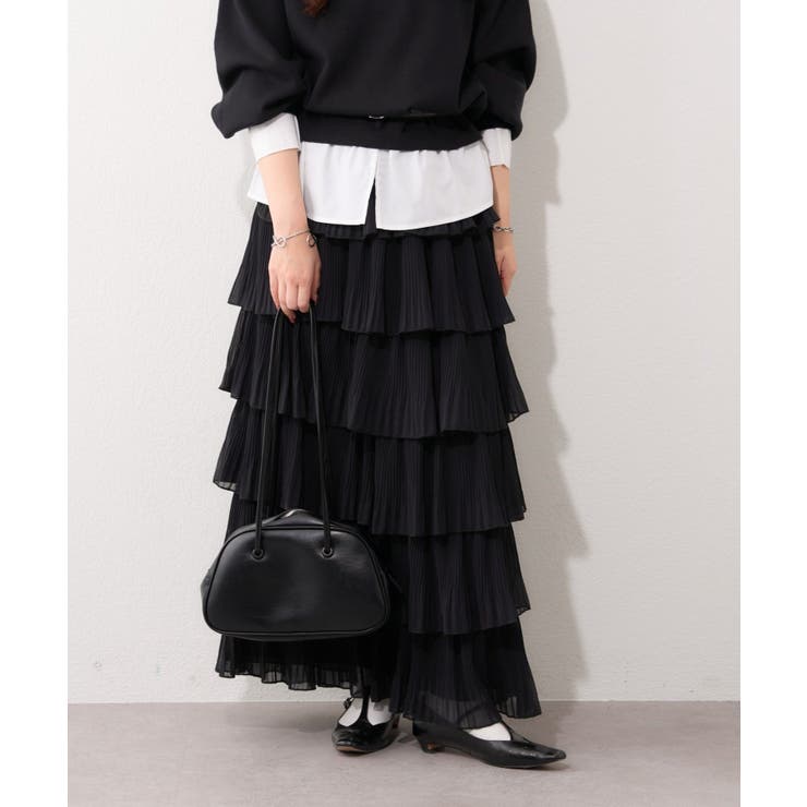 シフォンプリーツティアードスカート | RMAF　NICE CLAUP / OLIVE des OLIVE | 詳細画像23 