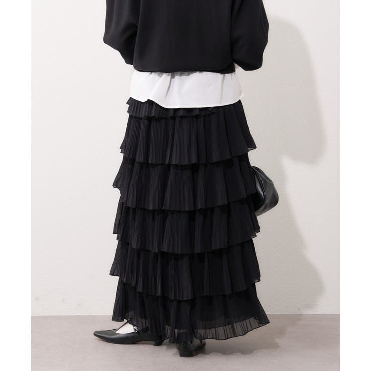 シフォンプリーツティアードスカート | RMAF　NICE CLAUP / OLIVE des OLIVE | 詳細画像25 