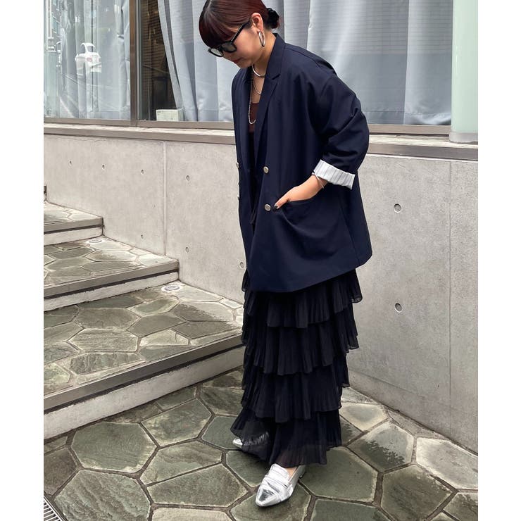 シフォンプリーツティアードスカート | RMAF　NICE CLAUP / OLIVE des OLIVE | 詳細画像32 